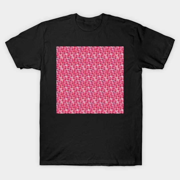 Pink Woven Stars T-Shirt by KirstenStar 